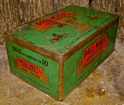 pall mall metal box|Pall Mall Tin .